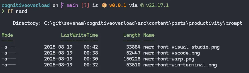 Get-ChildItem as function