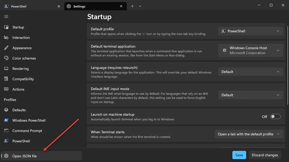 WindowsTerminalSettings